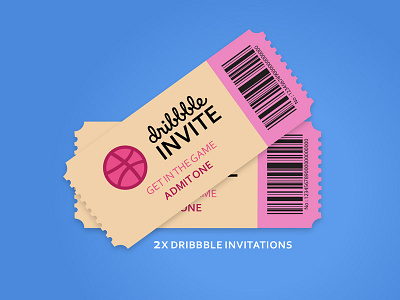 2 Invitations design dribbble graphic invitation invitations invite tickets