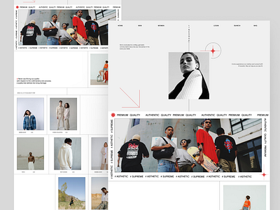 Fashion Website UI design ui uiux design