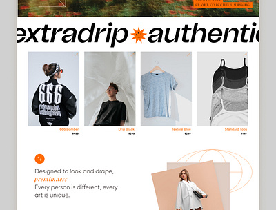 Fashion Website UI ui