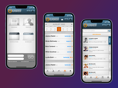 Scheduling and Training Mobile Application