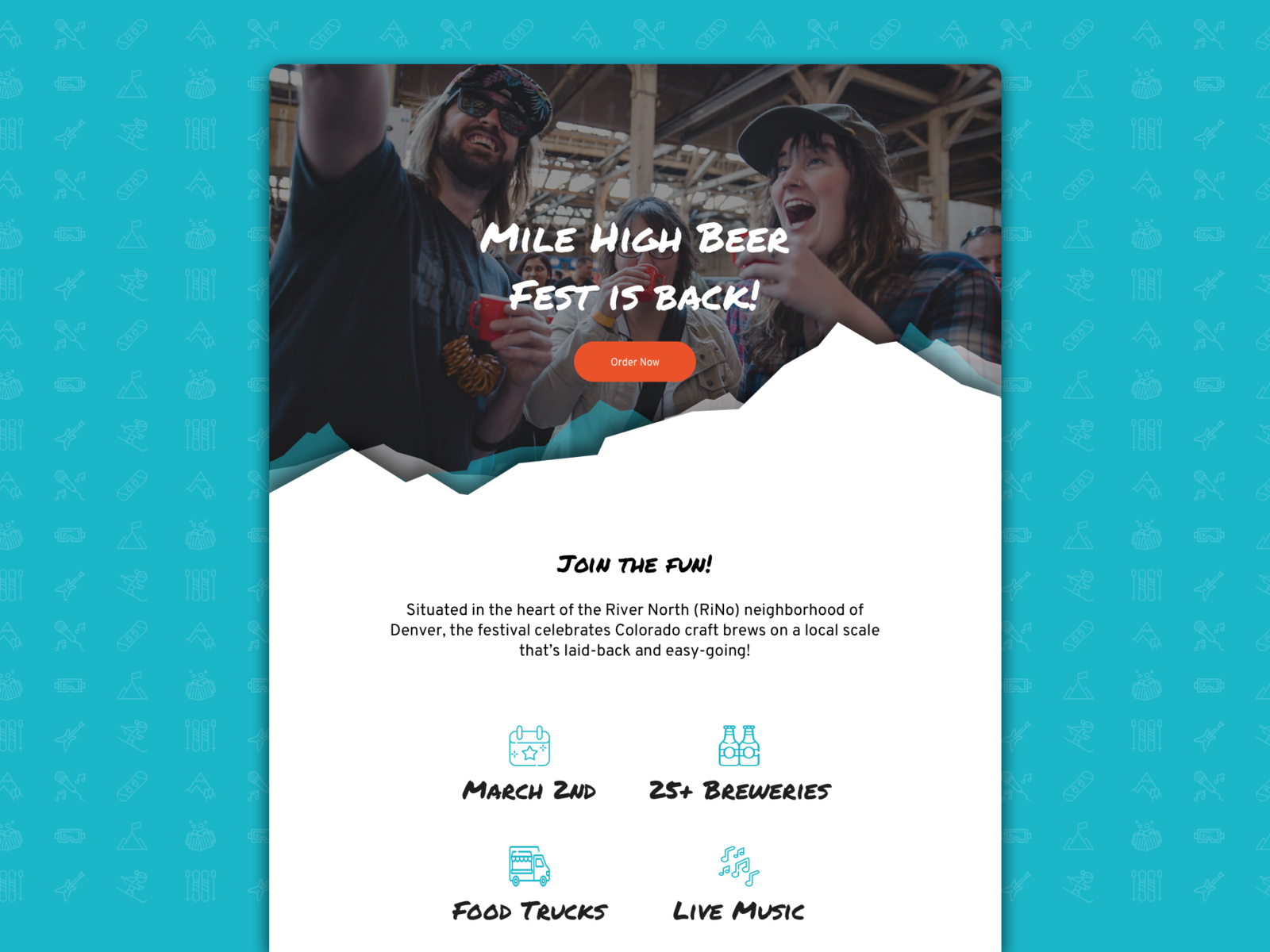 Mile High Beer Festival by Michael Riddering on Dribbble