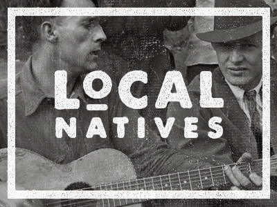 Local Natives band logo type