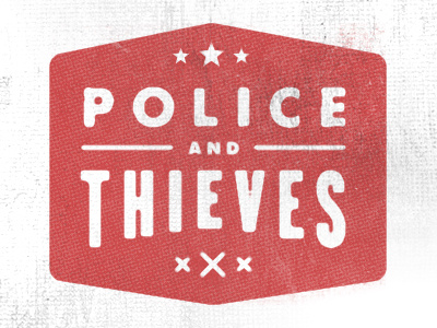 Police And Thieves logo texture type