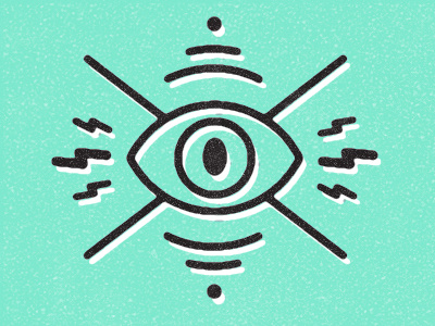 Mind Control experiment illustration logo