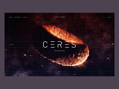 Protectorate Ring CERES design interface planet space ui ux xd