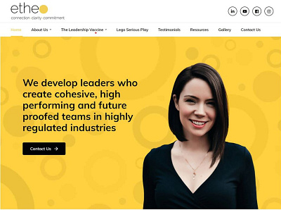 Launched Website - Etheo Limited bespoke website design design responsive design web web design web development wordpress