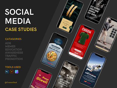 Social Media Design - Case Studies Series casestudy digitalmarketing graphic design socialmedia