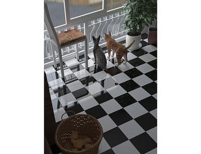 What did you see? 3dmodeling 3drendering 3dsmax cats photoshop rendering visualization vray