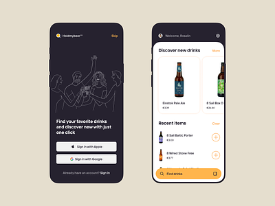 Drinks app app application beer cider design icon ios suggestion ui