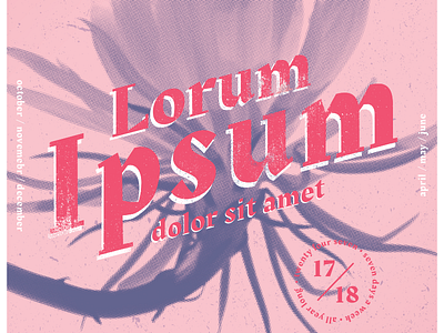 Lorum Ipsum design flower grunge lorum ipsum pink poster shot