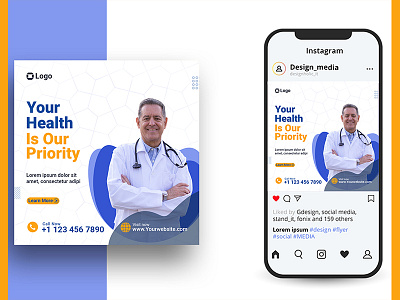 Social Media Post Design | Medical and Healthcare ads design advertisement banner ads banner design design graphic design social media social media design