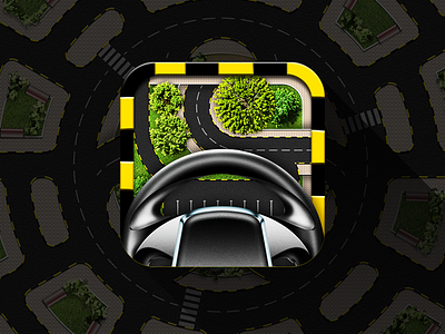 Parking Game Icon game icon parking steering wheel