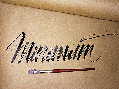 Calligraphy calligraphy gestual handlettering hanwritmic rulingpen
