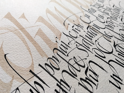 Italic practice calligraphy gestural hand lettering italic lettering