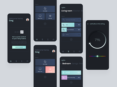 Smarthome app Concept