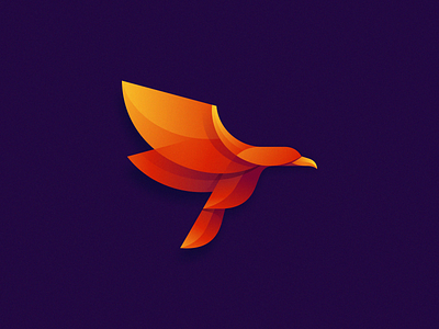 Bird? 3d animal bird brand branding colorful design designs fly flying games gradient icon illustration logo modern ui vibrant