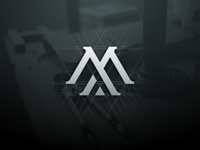 M+A Mark brand branding icon letter logo luxury m ma mark modern professional