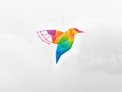 Bird Mark 3dprinting bird brand branding colorfull icon logo lowpoly modern polygon