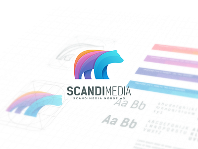 Bear bear brand branding colorfull digital icon logo modern technology