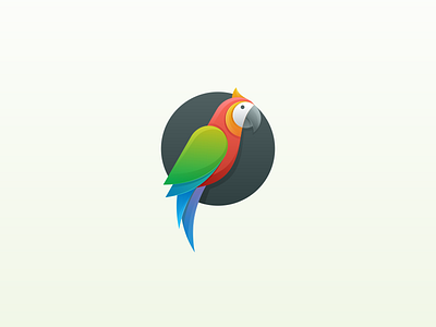 Parrot 3 bird brand branding colorfull icon logo mark modern parrot samba