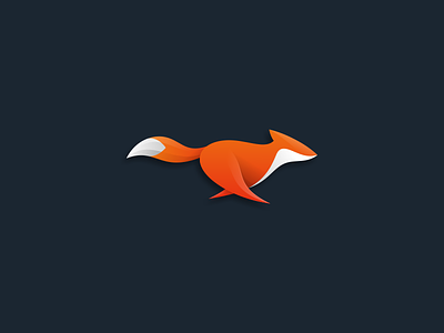 Fox brand branding designs fox internet logo logomark mark modern running technology