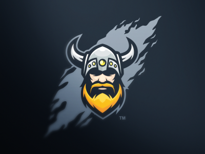 Viking brand branding designs esport esports games logo sports viking warrior