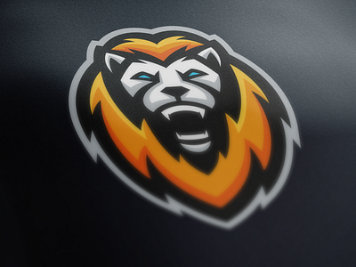 Lion animal brand branding csgo designs dota2 esport esports games lion logo sports