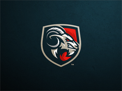 Goat bold brand esports game goat logo logodesign mark masculine professional sport strong