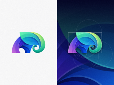 Elephant brand branding colorful designs elephant fibonacci fun goldenratio grid illustration logo mark modern