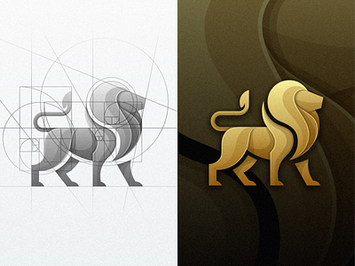 Golden Lion Logo Designs Themes Templates And Downloadable Graphic Elements On Dribbble