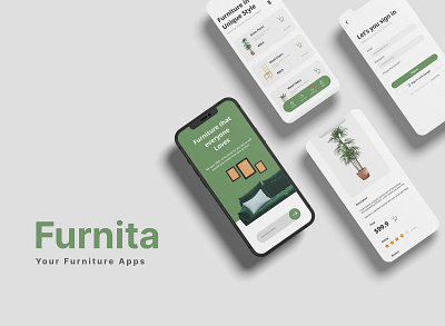 Furniture Mobile Apps app branding design graphic design ios mobile ui