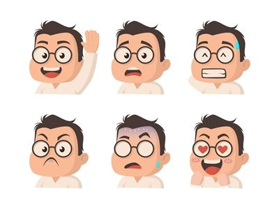 Chubboy app cartoon character chubby cute emoji emoticon logo mascot simple sticker