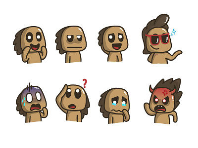 Lio app cartoon character cute emoji emoticon lion pack set sticker