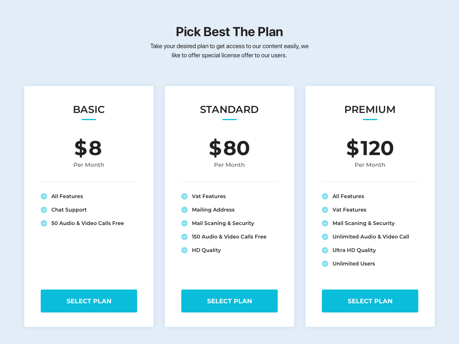 Subscriptions Plans