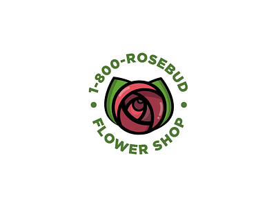 1-800-Rosebud Logo Design branding challenge logo logodesign thirtylogo