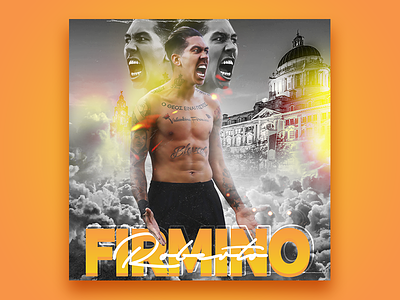 Roberto Firmino fanart firmino football graphicdesign liverpool liverpoolfc poster robertofirmino soccer sport