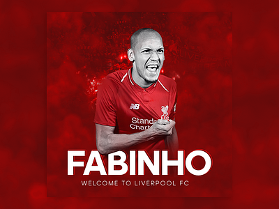 Fabinho Poster fabinho fanart football graphicdesign liverpool liverpoolfc poster soccer sport