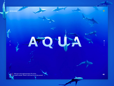 Aqua - Landing page Website