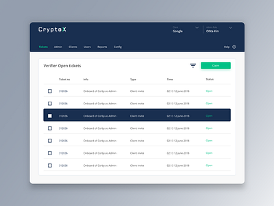 CryptoX - Cryptocurrency Exchange Platform
