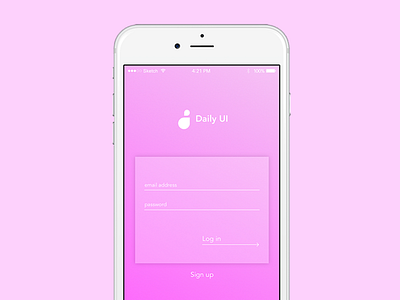 Daily UI Challenge - 001 - Sign Up