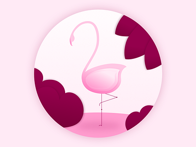 Flamingo flamingo icon illustrations sketch vector