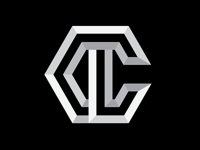 CL hex bold brand branding cl geometric hexagon identity logo logomark logos monogram sharp
