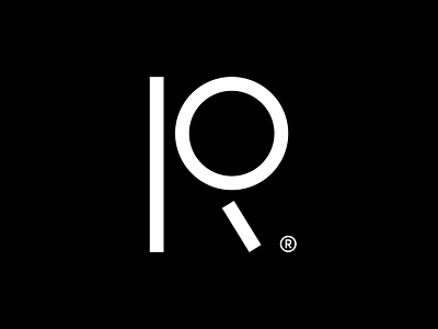 ROI brand icon logo logomark mark minimal monogram r type typography