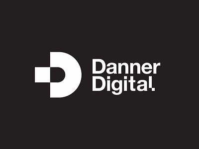 Danner Digital brand branding d digital identity logo logomark logotype pixel