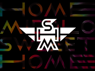 Sweet Home Midlo branding emblem logo logomark logos monogram typography