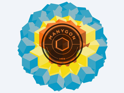 full manygon geometric logo