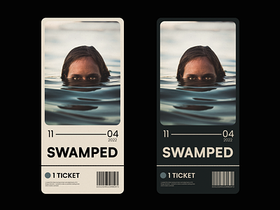 Movie Ticket Card UI