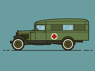 Field Ambulance ambulance car field gaz 55