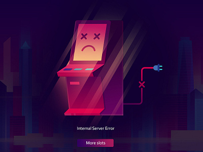 Server Error error neon server slot machines slots