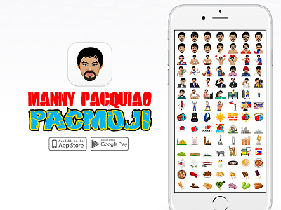 Pacmoji App boxer emoji emojis icons moji pacmoji stickers